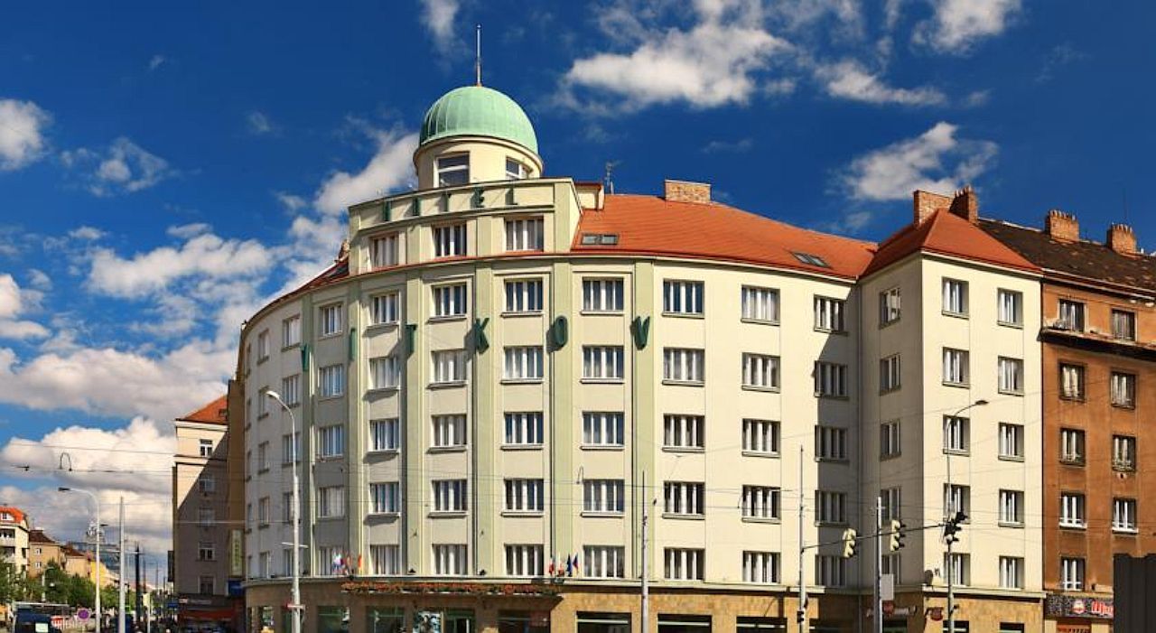 Hotel Vitkov Prag Exterior foto